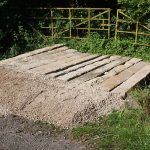 Sleeper bridge at Drybrook