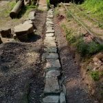 Retaining wall at Lea Bailey