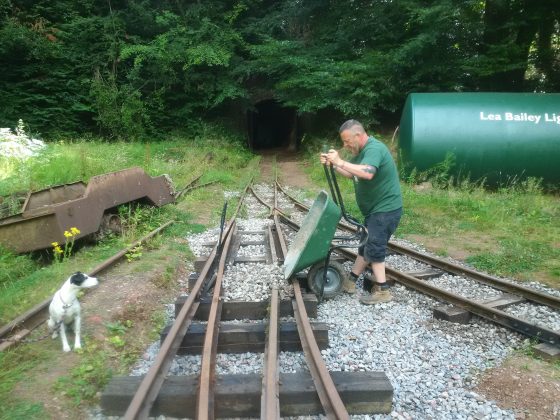 Ballasting the track