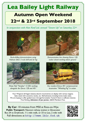 September 2018 Open Weekend