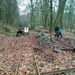 Wagons off the end of the running line