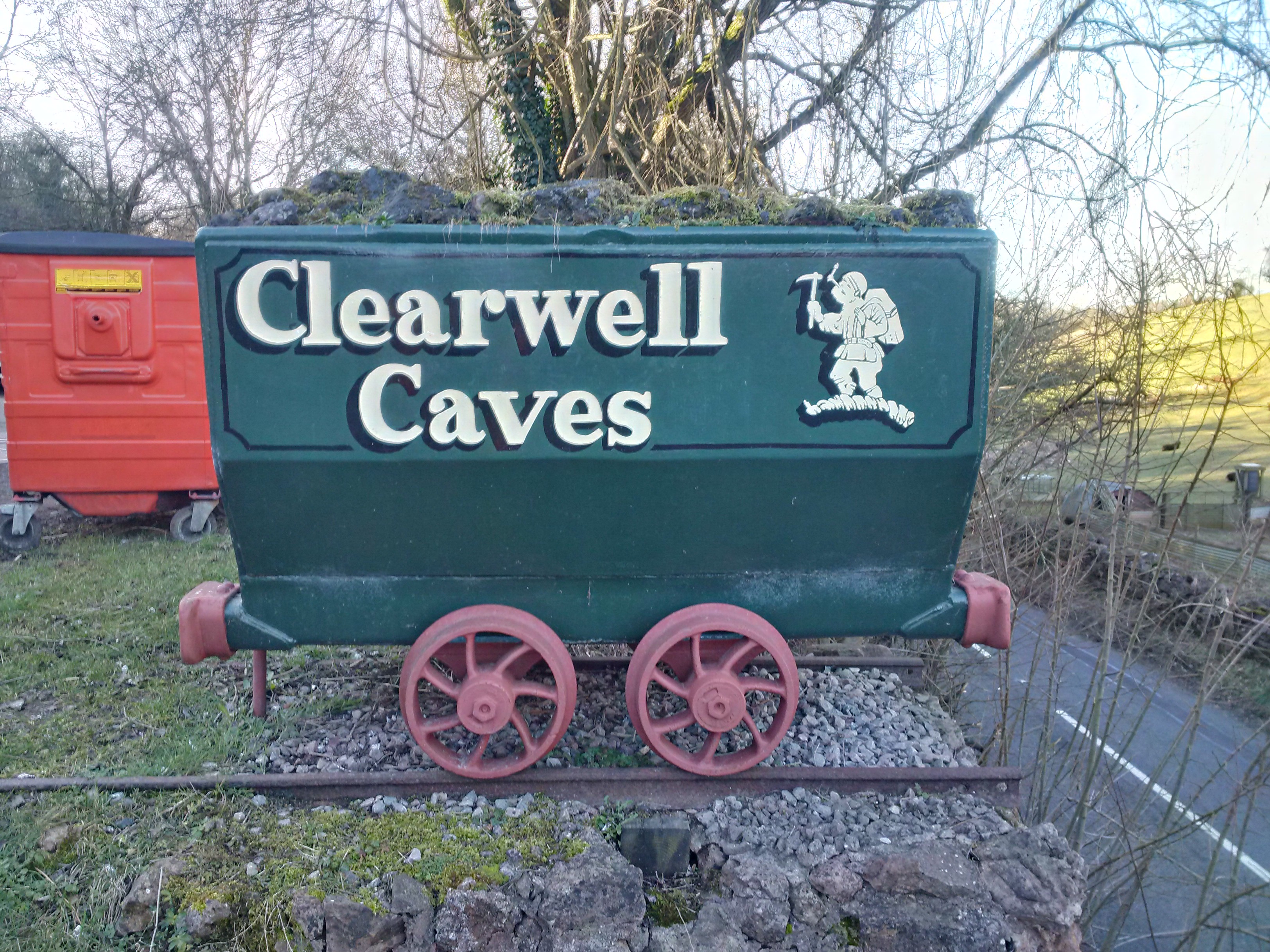 Clearwell Caves wagon