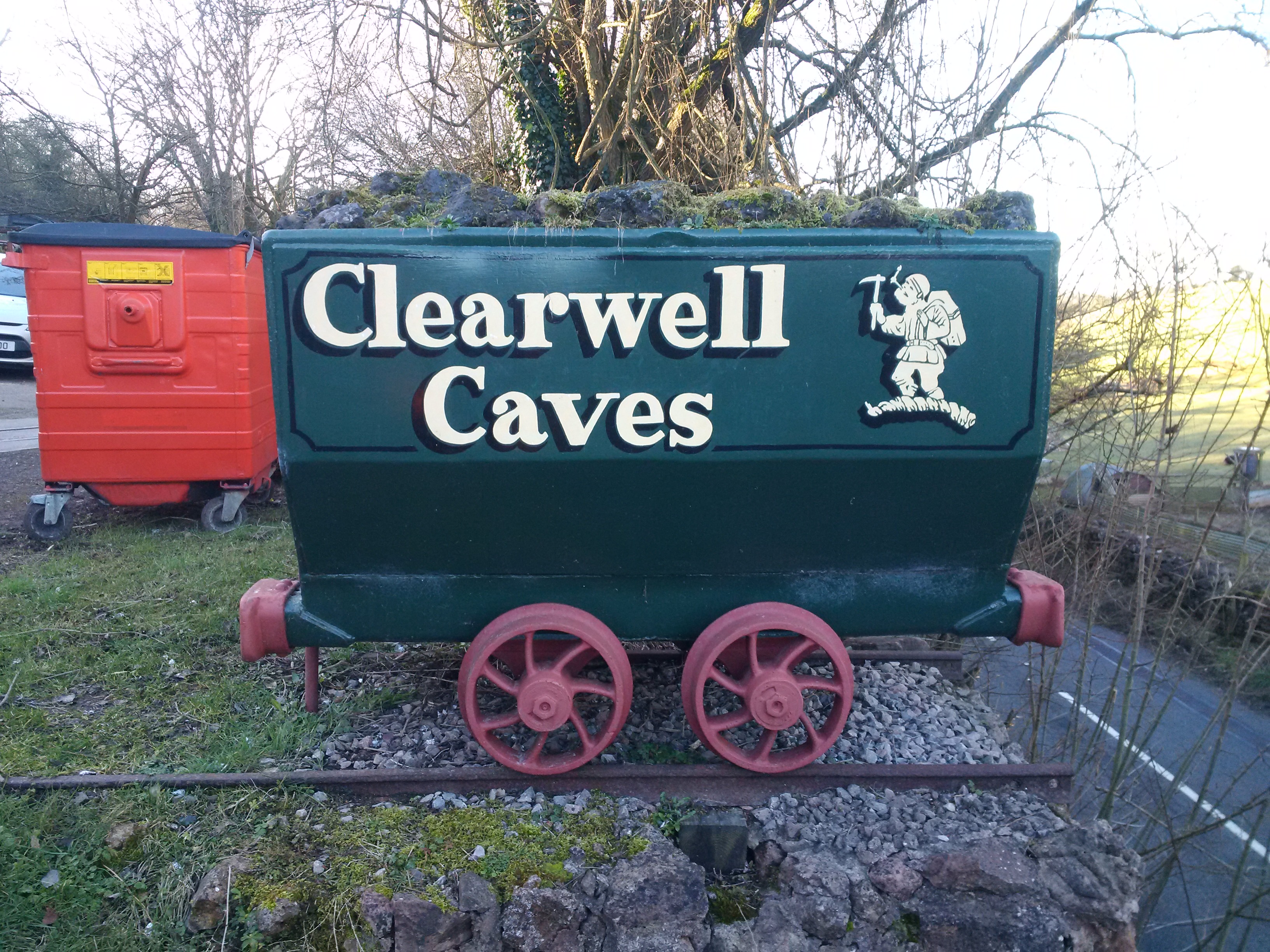 Clearwell Caves wagon side view