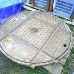 Wagon turntable on a pallet